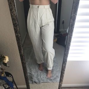 Pinstripe Linen Pants